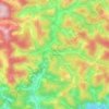 Tijuco Preto topographic map, elevation, terrain