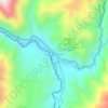 Loboguerrero topographic map, elevation, terrain