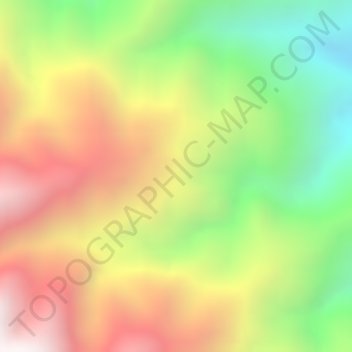 Bokoneri topographic map, elevation, terrain