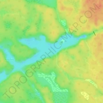 Go Home River topographic map, elevation, terrain