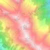 Monte Seleron topographic map, elevation, terrain