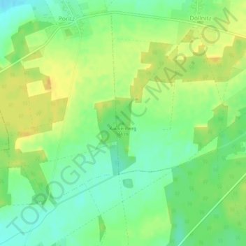 Kaukenberg topographic map, elevation, terrain