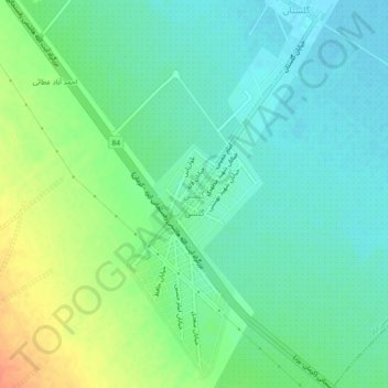گلشن topographic map, elevation, terrain