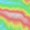Slavíč topographic map, elevation, terrain