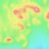 The Solitario topographic map, elevation, terrain