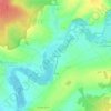 La Sauzaie topographic map, elevation, terrain