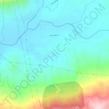 Pajonal topographic map, elevation, terrain