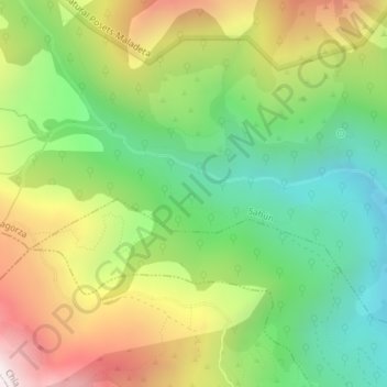 Lliterola topographic map, elevation, terrain
