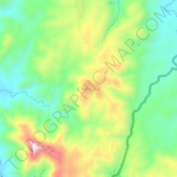 K'inito topographic map, elevation, terrain