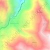Huatta topographic map, elevation, terrain