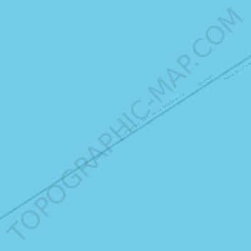 Baie des Chaleurs topographic map, elevation, terrain