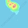 Noru Island topographic map, elevation, terrain