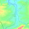 Bibane El Hadid topographic map, elevation, terrain