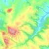 Santa Catarina topographic map, elevation, terrain