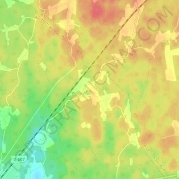 Värpeshult topographic map, elevation, terrain
