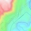 Río Blanco topographic map, elevation, terrain
