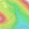 Nass Ranges topographic map, elevation, terrain