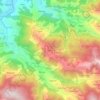 Dadoh topographic map, elevation, terrain