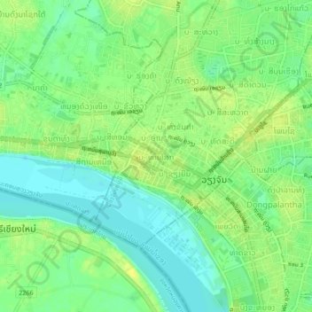 B. Haysok topographic map, elevation, terrain