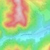 Pipas topographic map, elevation, terrain