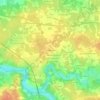 La Brouardière topographic map, elevation, terrain