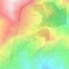 Soreng topographic map, elevation, terrain