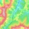 Llaneces topographic map, elevation, terrain