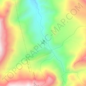 Ikiss topographic map, elevation, terrain