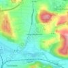Langenholtensen topographic map, elevation, terrain