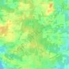 L’Hermitage topographic map, elevation, terrain