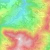 Fontanaluccia topographic map, elevation, terrain