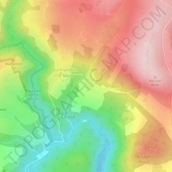 Southbrook topographic map, elevation, terrain