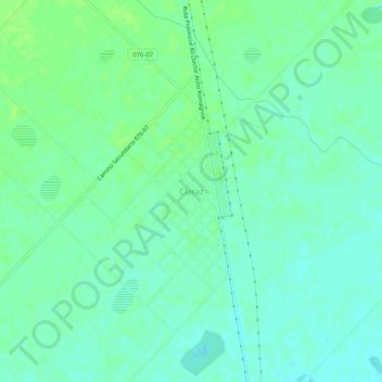 Claraz topographic map, elevation, terrain