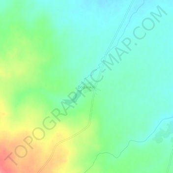 Doğanköy topographic map, elevation, terrain