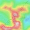 Beenkeragh topographic map, elevation, terrain