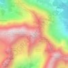 Birkkarspitze topographic map, elevation, terrain