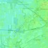 Hoog-Duurswoude topographic map, elevation, terrain