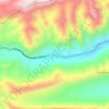 Río Cocollar topographic map, elevation, terrain