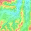 Bersagliera topographic map, elevation, terrain