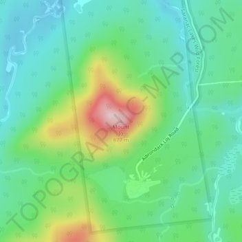 Mount Jo topographic map, elevation, terrain