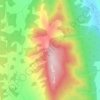 Black Mountain topographic map, elevation, terrain