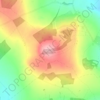 Foyleatalure topographic map, elevation, terrain