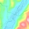South New Berlin topographic map, elevation, terrain
