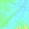 西汉 topographic map, elevation, terrain