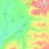 Taos topographic map, elevation, terrain