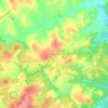 Dacusville topographic map, elevation, terrain
