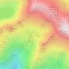 Ibones de Coronas topographic map, elevation, terrain