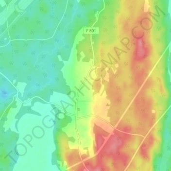 Änga topographic map, elevation, terrain