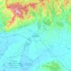 Komotini topographic map, elevation, terrain