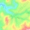 Cascada Las Buitreras topographic map, elevation, terrain